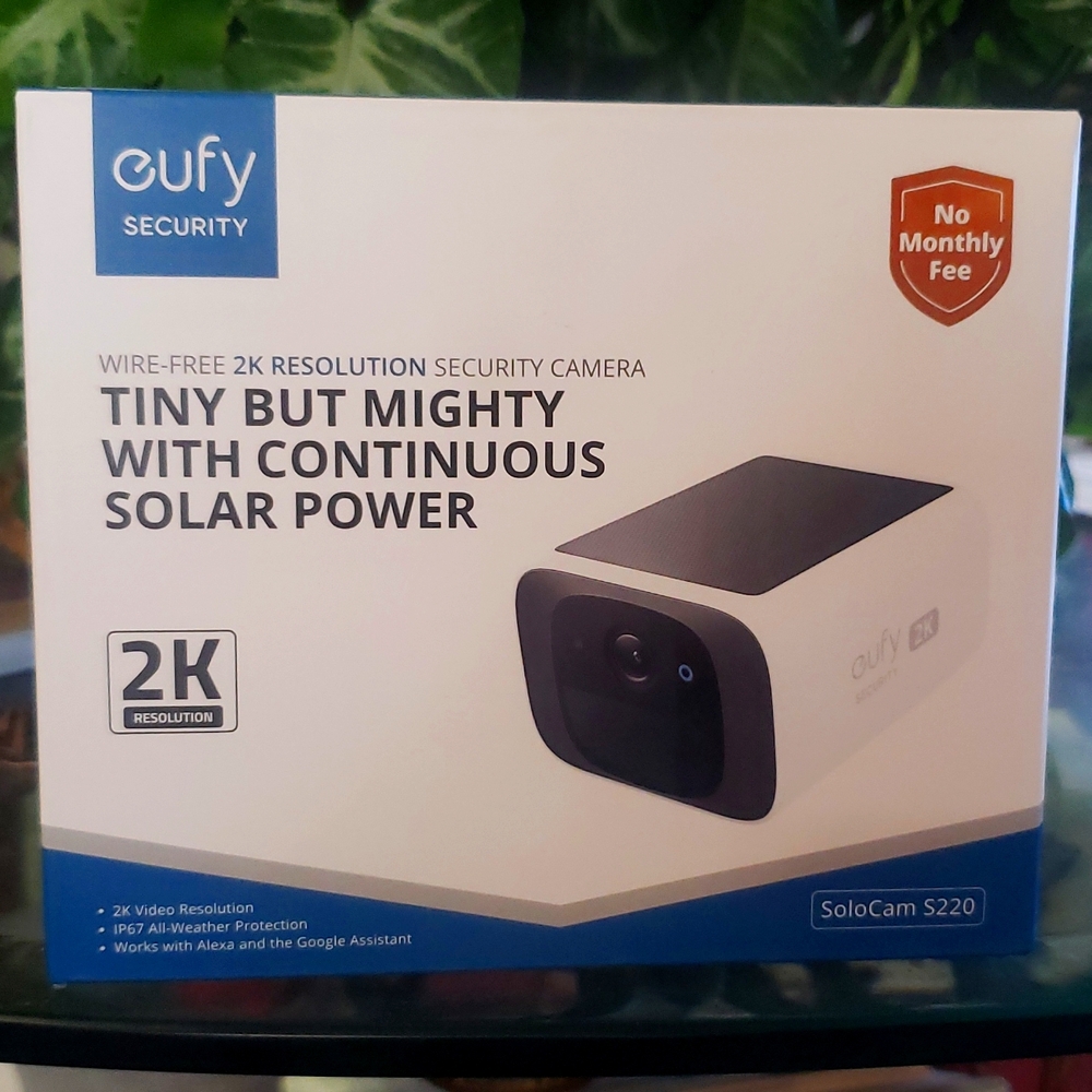 New In Box Eufy Solar Power Security Camera